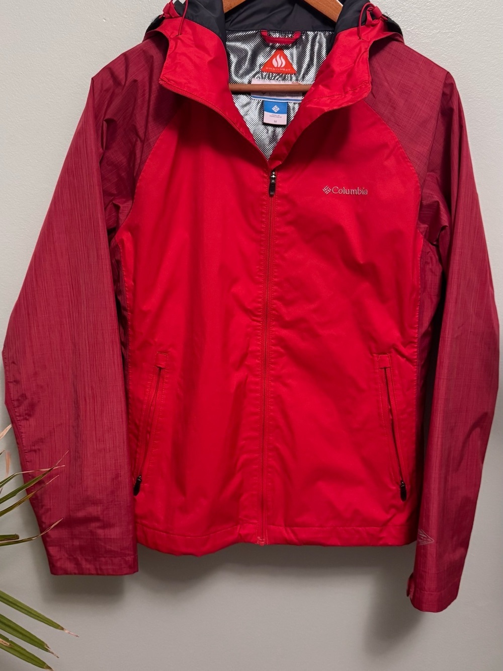 Columbia Red and Gray Omni-Heat Jacket